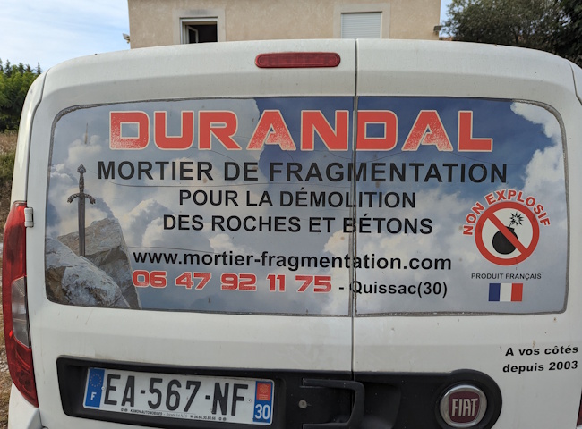 lieu fabrication ciment expansif Durandal